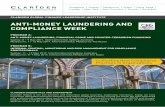 ANTI-MONEY LAUNDERING AND COMPLIANCE WEEK · ANTI-MONEY LAUNDERING, FINANCIAL CRIME AND COUNTER-TERRORISM FINANCING average, this executive program contributes 16 hours towards your