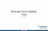 Beverage Calorie Labeling Tools...Privileged and Confidential 2 Legal responsibility for compliance falls on our customers, not on PepsiCo. PepsiCo is providing tools to support our