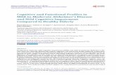 Cognitive and Functional Profiles in Mild-to-Moderate ... · neuropsychologists and nurses. Cognitive and functional cohort specific diagnostic classification criteria are provided