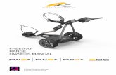 FREEWAY RANGE OWNERS MANUAL - PowaKaddy · Thank you for purchasing the new PowaKaddy. We hope you enjoy your new trolley and welcome your feedback and comments. Please read these