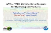 AMSU/MHS Climate Data Records for Hydrological Productscics.umd.edu/AMSU-CDR/presentations_files/SatMet.pdf · 2015-02-02 · AMSU/MHS Climate Data Records for Hydrological Products
