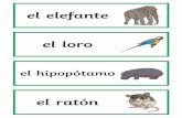 el  · PDF file

2020-04-27 · el ratón el hipopótamo el loro el elefante twinkl.com twinkl.com twinkl.com twinkl.com