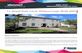 11 Royal Park Lane, Hillsborough. BT26 6RG… · 2017-07-28 · stewart estate agents 34a Main Street, Moira. BT67 0LE These particulars do not constitute any part of an offer or