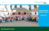 De Groene Motor - Zelfdoen€¦ · 2016-2017 Vrijwilligersdag Zuid-Holland Fort Wierickerschans. ZelfDoen Fonds Met het ZelfDoen fonds heeft de provincie Zuid-Holland een laag drempelig