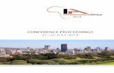 CONFERENCE PROCEEDINGS - Renewable Energy and Energy ... Proceedings.pdfBreakaway Panel 4 Agriculture and Trans-boundary Water Projects in Africa 19 Breakaway Panel 5 ICT and Telecoms