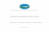 QUALITY ASSURANCE PROJECT PLAN · NYSDEC Chesapeake Bay Regulatory and Accountability Program Quality Assurance Project Plan Page 12 of 30 • Municipal Separate Storm Sewer Systems