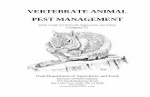 VERTEBRATE ANIMAL PEST MANAGEMENT2020/01/14  · Vertebrate animals include mammals, birds, reptiles, amphibians, and fish. Fish are covered in the Study Guide for Aquatic (Surface