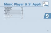 Music Player & S! Appli · 9-3 About Music Player 9 Music Pl ay er & S! Appli Playback Windows 1 Descriptions in < > apply to video playback. 2 Only available when playing videos.