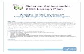 Science Ambassador Lesson Plan...2012/09/26  · This lesson plan can be taught as one 90-minute session or two 45-minute sessions. Authors This lesson plan was developed by teachers