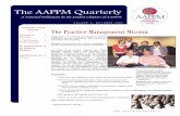 The AAPPM QuarterlyAll podiatric students are entitled to receive PM News, the daily Internet newsletter of Podiatry Management. PM News reaches 11,500 podiatrists and studnets and
