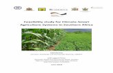 Feasibility study for Climate-Smart Agriculture Systems in … · 2018-12-14 · Feasibility study for Climate-Smart Agriculture Systems in Southern Africa Submitted by Christian