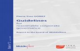 orporate governance Guidelines - Middlenext for reasonable... · 2016-11-28 · corporate governance tends to suffer from a surfeit of ... governance rules that are compatible with