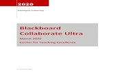 Blackboard Collaborate Ultra - Davenport University Collaborate Ultra (1).pdfBlackboard Collaborate Ultra Hacks 2 T. L. Stachowicz 2020 Create a Session 1. Open the Blackboard course