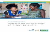 ACTWATCH RESEARCH BRIEF Uganda outlet survey ......private sector GOALS OF THE UGANDA MALARIA REDUCTION STRATEGIC PLAN treatment guideline to IV/IM artesunate, UNITAID The revised