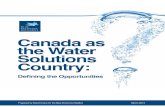 Canada as the Water Solutions Country - RBC...March 2013 // Canada as the Water Solutions Country: Defining the Opportunities 3 Pg 4 Pg 5 Pg 6 Pg 7 Pg 11 Pg 17 Pg 42 Pg 47 Pg 48 Pg