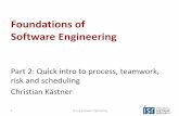 15-313 Foundations of Software Engineeringckaestne/17313/2018/... · 25 15-313 Software Engineering Cost Drivers Ratings Very Low Low Nominal High Very High Extra High Product attributes