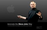 Innovate the Steve Jobs Way - Fast Bridge...1 In 2005, Steve Jobs told Stanford University’s graduating class that the secret to success is having “the courage to follow your heart
