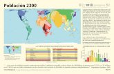 Población 2300 - Worldmapperarchive.worldmapper.org/spanish/012_population_2300_es.pdf2300 la población mundial estará justo por debajo de 9 billones. Se prevé que la población