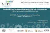 South Africa's Industrial Energy Efficiency Programmes ... … · Presentation Points . South African Energy Use by Sector . Electricity Tariff Escalation . 5 Relevant National Priorities