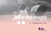 Windows on the Wild - Twycross ZooRoom Hire Wedding Package 2017 & 2018 £71.50 per adult 2019 £76.50 per adult 2020 £81.50 per adult Upgrade for a truly unique experience Animal