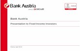 0415 Bank Austria - Investor Presentation 4Q14 EN · − Country portfolio optimization, targeting leadership position, increasing profitability and volumes market share with attention
