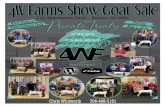Farms Show Goat Sale 1101 Abercrombie Circle Royston, CA ... · Farms Show Goat Sale 1101 Abercrombie Circle Royston, CA 30662 NATION. ORGIA NATIONALR heast Empire 2018 EE JD ALL