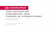 THE OFFICE OF FINANCIAL AID TERMS & CONDITIONS€¦ · school, grace period, deferment, forbearance, and repayment). The Department of Education gives students the opportunity to
