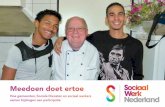 Meedoen doet ertoe - Sociaal Werk Nederland · 2019-12-16 · de aansluiting dreigen te verliezen re-integreren en participeren. Sociale Diensten zijn de belangrijkste uitvoerders
