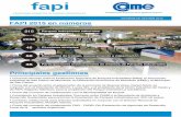 INFORME DE GESTIÓN 2015 FAPI 2015 en números · INFORME DE GESTIÓN 2015 FAPI 2015 en números • Convenio ﬁrmado entre la Federación Argentina de Parques Industriales (FAPI),