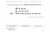 Plan Local d’ Urbanisme · - Eclassan et Ozon au nord. 08/10/12 Plan Local d’Urbanisme – SECHERAS – Rapport de présentation W:\PRODUCTION\PLU\509127_SECHERAS\DOSSIER\APPRO\509127_Rp-appro.doc
