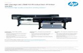 HP DesignJet Z6810 Production Printerh20195.HP Professional PANTONE® color emulation and Adobe PostScript®/PDF upgrade kit sold separately. Using glossy paper and Normal mode, HP