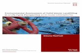 Environmental Assessment of Solid Waste Landfilling in a ...€¦ · This thesis “Environmental Assessment of Solid Waste Landfilling in a Life Cycle Perspective (LCA model EASEWASTE)”