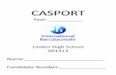 CASPORT - Linden Public SchoolsCAS Learning Outcomes Successful completion of CAS is a requirement for the award of the IB Diploma. The guidelines for the minimum amount of CAS activities