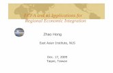 ECFA and its Implications for Regional Economic Integration Hong.pdf · 2. New development of cross-Strait relations The past year has witnessed the most rapid improvement in cross-Strait