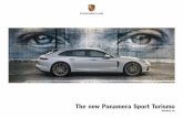 The new Panamera Sport Turismo€¦ · Turismo: 425 litres). In all models, the rear seats can be folded down as one or separately in the ratio 40:20 :40 by remote power release from