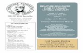 MINIATURE SCHNAUZER CLUB OF CANADA NATIONAL SPECIALTYmscc.ca/downloads/2016-2017_Winter.pdf · reprinting the booklet vs making the information available on the Club website, the