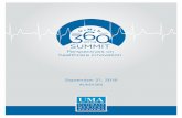 September 21, 2018 · 2018-09-18 · OVERVIEW 360 Summit Presented by Ultimate Medical Academy, the UMA 360 Summit ... Ciox Okeechobee Informatics and Communication TeamSTEPPS to