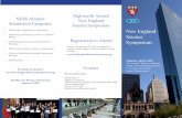 New England Science Registration to Attend Symposium · 2019-01-19 · The New England Science Symposium (NESS), estab-lished in 2002, promotes careers in biomedical sciences. NESS