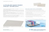 Lithium Battery heat ShieLdS - Freudenberg Sealing sheets/fst... · heating plate error: 95% confidence interval *Data for reference use only. Actual values will vary depending upon