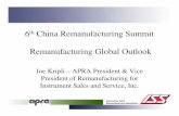 Remanufacturing Global Outlook · Light-Duty Reman Market Size (Manufacturer-level) China and Brazil will account for nearly 15% of global remanufactured components revenue by 2022.