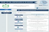 YOUR EV SSL CERTIFICATE IN 72 HOURS! ... YOUR EV SSL CERTIFICATE IN 72 HOURS! STEPS 72h SSL247® can help you issue your EV (Extended Validation) certiﬁcate in less than 72 hours!