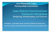 2017 Wisconsin Lakes Partnership Convention...2017 Wisconsin Lakes Partnership Convention Budgeting, Bookkeeping, and Finances Bo DeDeker, , Accounting Lecturer, University of Wisconsin