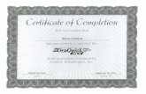 Certificate (5/ Completion This is to certify that Steve ...€¦ · Certificate (5/ Completion This is to certify that Steve Addona has successfully completed the Rapid £0raQuick