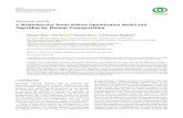 A Multiobjective Route Robust Optimization Model and Algorithm …downloads.hindawi.com/journals/ddns/2018/2916391.pdf · 2019-07-30 · ResearchArticle A Multiobjective Route Robust