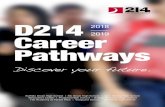 D214 Career Pathways Guide 2015-2016 · Career Cluster: Group of occupations and industries that have a set of foundational knowledge and skills in common. There are 16 nationally