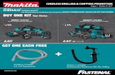 TRY BELOW ROTARY HAMMERS WITH MAKITA’S OSHA …Dust Extraction Attachment, SDS-Plus, Drilling 192108-A / 2126849 3/4” x 10” Vacuum Hose + makitatools.com CORDLESS DRILLING &