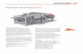 Automatic carrot topper WOA - Sormac · Automatic carrot topper WOA Operating principle The 3 or 4 lane automatic carrot topper WOA-3/4 consists of an infeed hopper with singulation