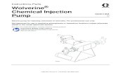 Instructions-Parts Wolverine Chemical Injection Pump...334513M EN Instructions-Parts Wolverine® Chemical Injection Pump Electric pump for injecting chemicals at well sites. For professional