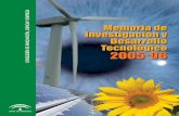 CONSEJERÍA DE INNOVACIÓN, CIENCIA Y EMPRESA · 2012-05-16 · consejerÍa de innovaciÓn, ciencia y empresa salir memoria de investigación y desarollo tecnológico 2005-2006 1.
