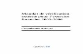 Mandat de vrification - Quebeceducation.gouv.qc.ca/fileadmin/site_web/documents/...2 QUESTIONNAIRES DE VÉRIFICATION Pour rendre compte des résultats de son travail, la vérificatrice